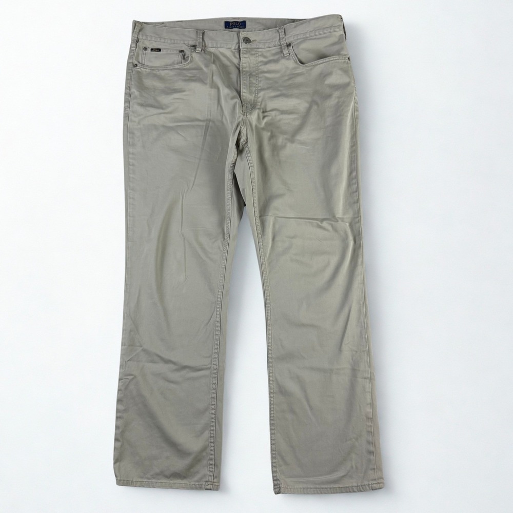 Polo Ralph Lauren‎ Chino Pants Mens 38/32 Tan Straight Leg Stretch Casual Khakis